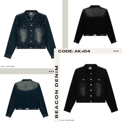 Áo Khoác Jean Nam Crotop AKJ04