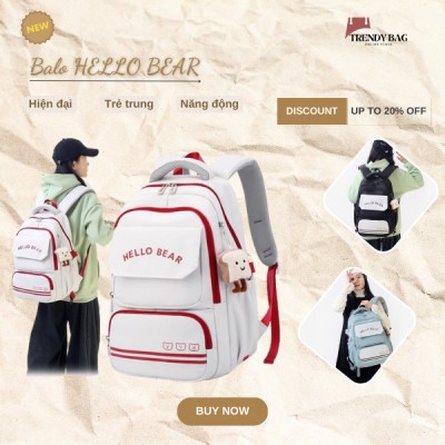 Balo Hello Bear Pastel